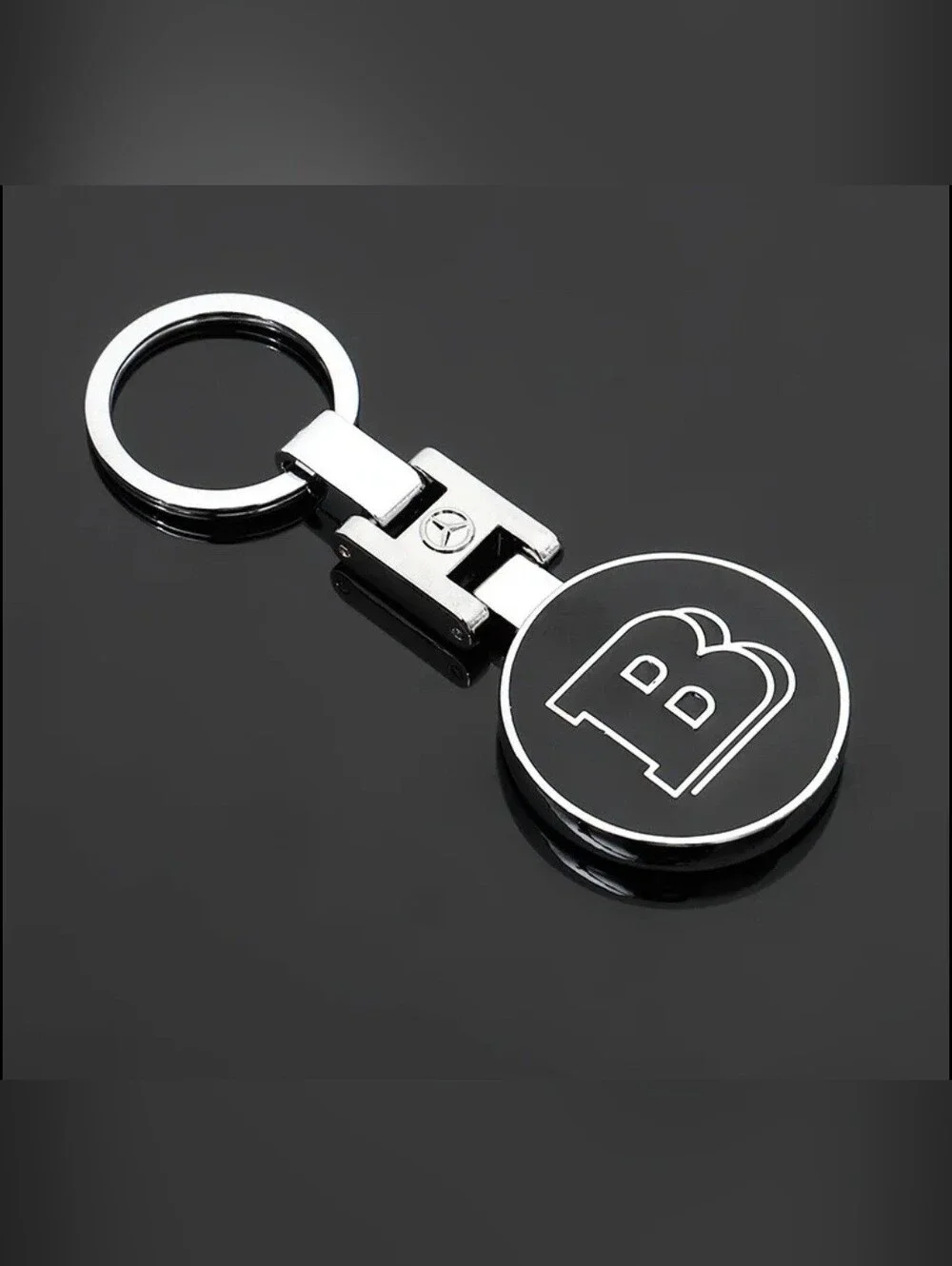 1 AMG Mercedes Brabus Or Affalterbach Metal Keychain Keyring Key Ring Fob